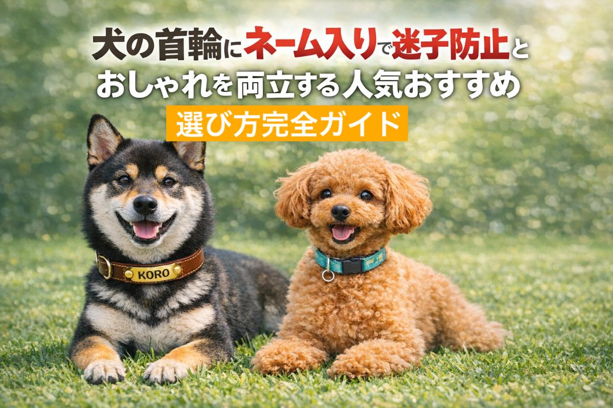犬の首輪にネーム入りで迷子防止とおしゃれを両立する人気おすすめと選び方完全ガイド