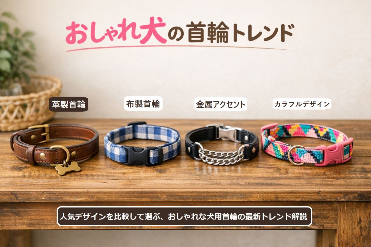 おしゃれな犬の首輪の人気デザイン比較と最新トレンド解説ガイド