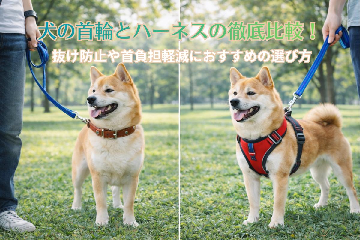 犬の首輪とハーネスの徹底比較！抜け防止や首負担軽減におすすめの選び方
