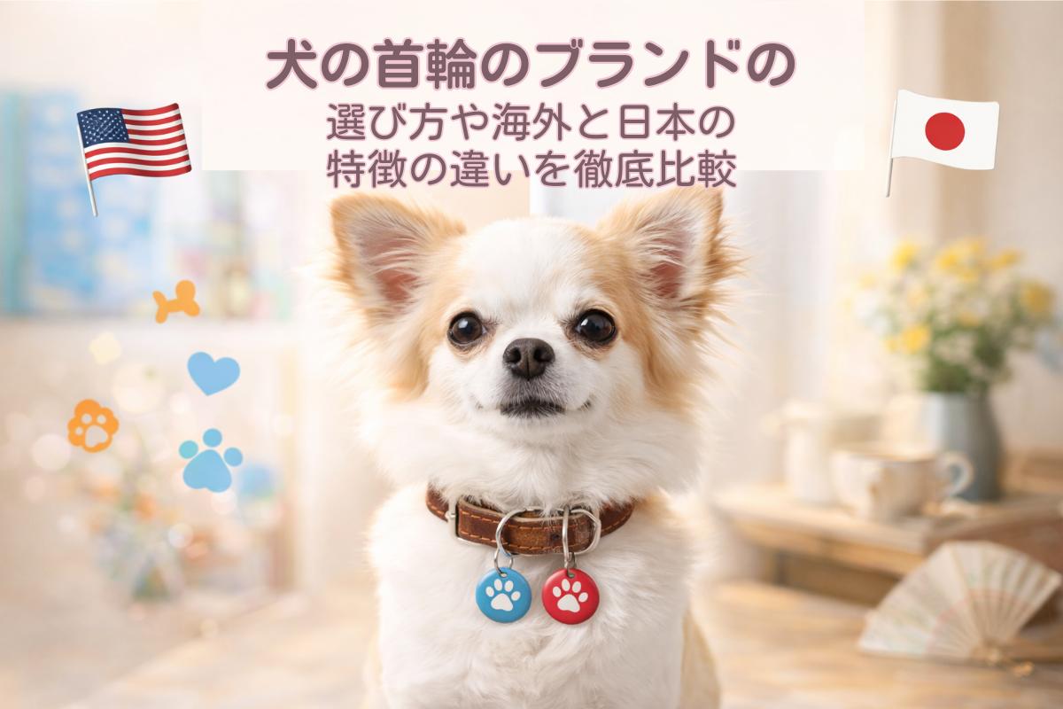 犬の首輪のブランドの選び方や海外と日本の特徴の違いを徹底比較