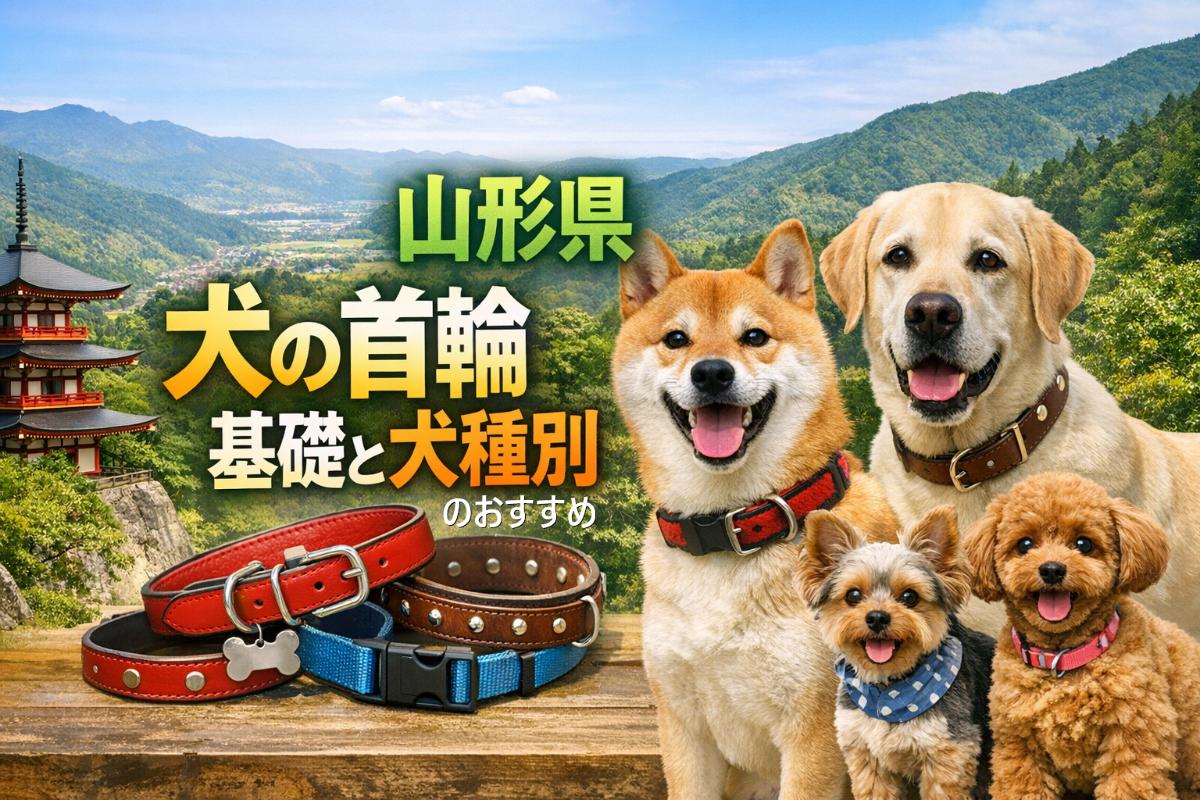 山形県で犬の首輪を選ぶための基礎知識と犬種別・サイズ別のおすすめ徹底解説